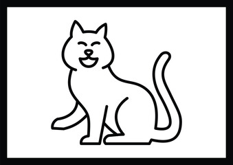cat sketch pictures for kids coloring pages