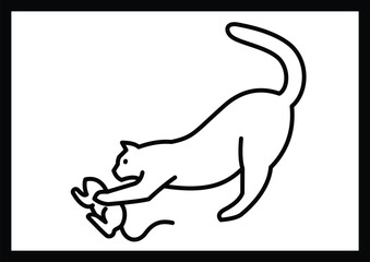 cat sketch pictures for kids coloring pages