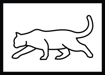 cat sketch pictures for kids coloring pages