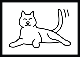cat sketch pictures for kids coloring pages
