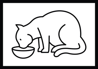 cat sketch pictures for kids coloring pages