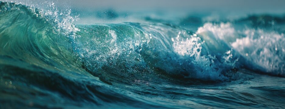 Powerful ocean waves crashing (1)