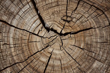 Fototapeta premium Abstract wood log backround close-up