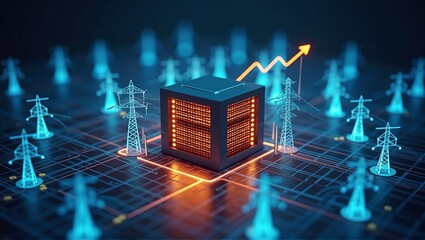 Large digital data center consumes vast amounts of electricity