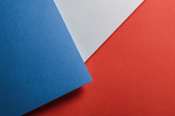 Abstract color paper layers