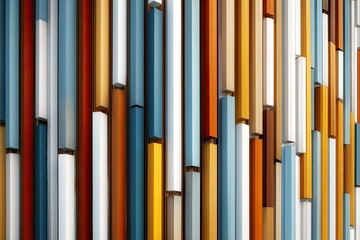 Abstract geometric wall paneling