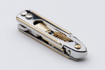 Close-up of a compact folding knife