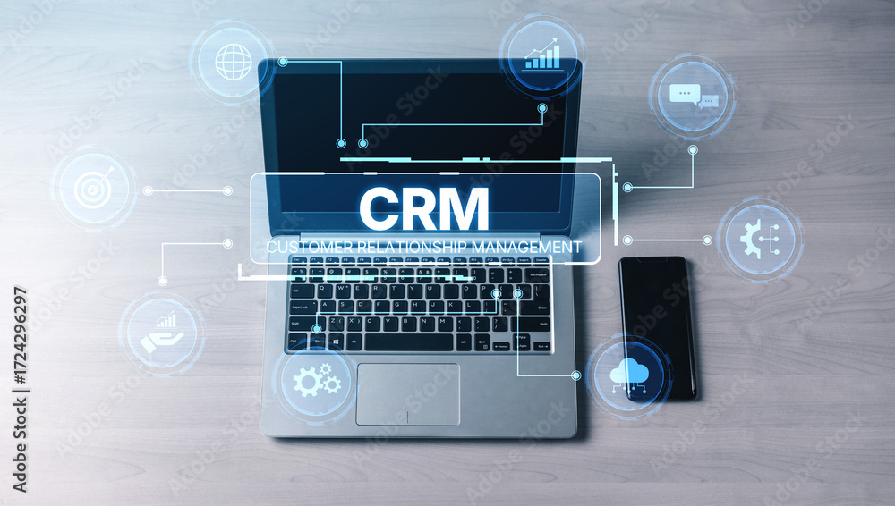 Poster crm platforms improve customer relationships through data analysis, crm communication tools, and aut