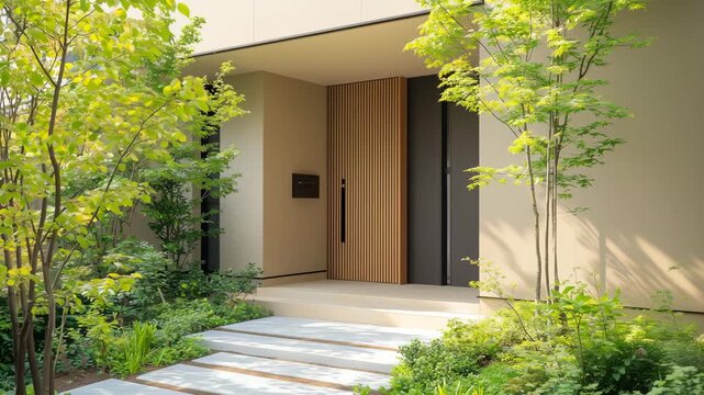 住宅イメージ　モダンな一戸建ての動画