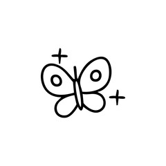 Cobalt bird illustration on white