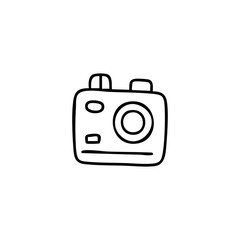 Blue sun icon on white