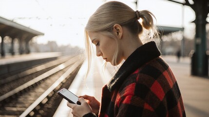 Person accessing information anytime on mobile internet, the new normal