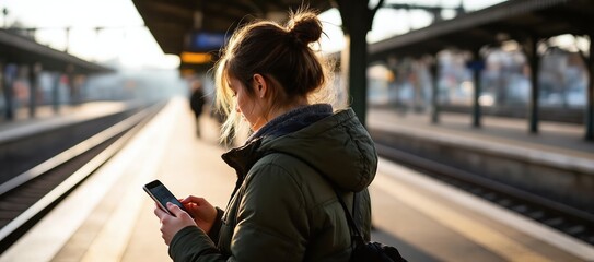 Person accessing information anytime on mobile internet, the new normal