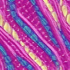 Bright tropical harlequin textured tile. Summer vibe home decor for 60s style wallpaper. 
