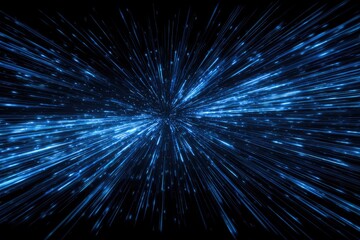 Cosmic blue ray burst