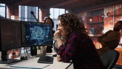 Startup employee shocked after successfully launching on stock market, generating high investment...