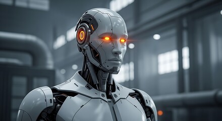 Advanced Artificial Intelligence Robot.