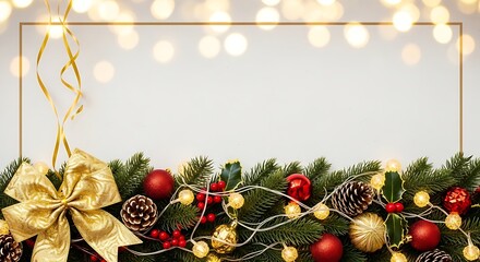 Christmas Holiday Festive Background.