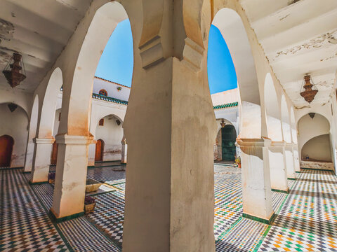 Sidi Boumediene, Tlemcen, algeria, 09-12-2025, The Sidi Boumediene Mosque and Mausoleum and school