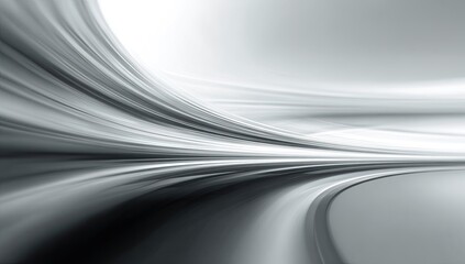 Obraz premium Abstract silver curves