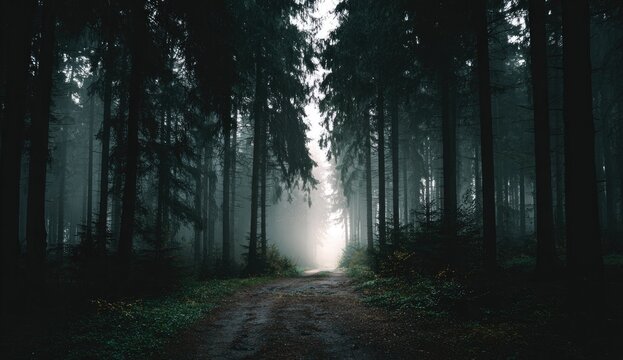 Misty forest path (4)