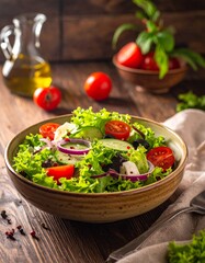 Frischer, gemischter Salat