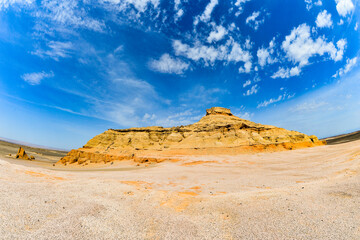 Geomorphic Scenery Desert in Xinjiang, China