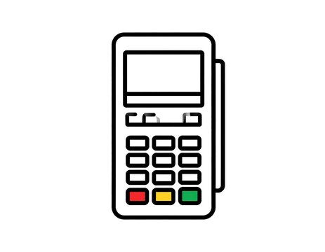 Simple outline of a point of sale terminal