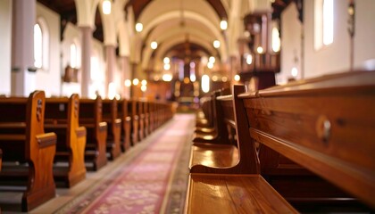 Interior view of a church