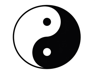 Simple yin and yang symbol (1)