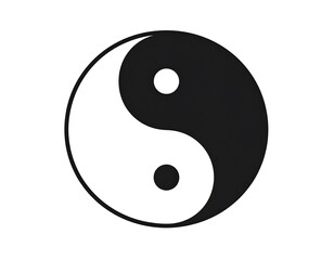 Simple yin and yang symbol (2)