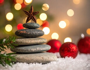 A zen Christmas tree