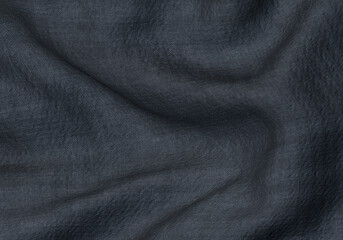 Abstract fabric background with wavy folds