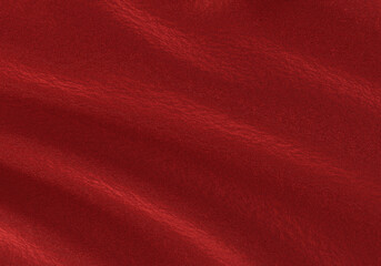 Abstract fabric background with wavy folds