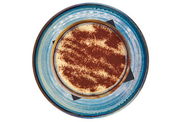 Classic Italian Tiramisu Dessert with Cocoa and Mascarpone