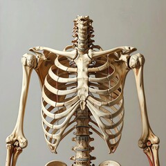 Anatomical skeletal model of upper torso
