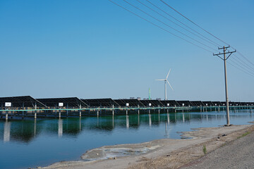 Solar panels green energy light energy