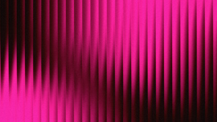 Vertical striped glass background with pink gradation. Wavy glass texture, striped frosted surface	