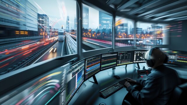 Modern transportation control center