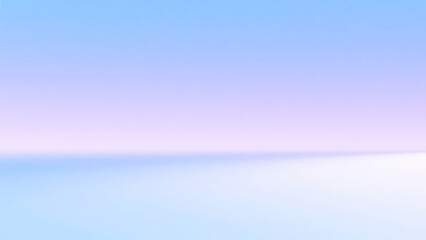 Obraz premium Soft gradient sky and horizon over calm water, blending blue and purple hues