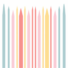 Pastel Colored Vertical Rectangles Pattern