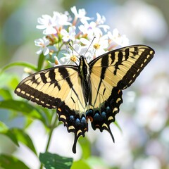 Fototapeta premium Butterfly on a flower (1)