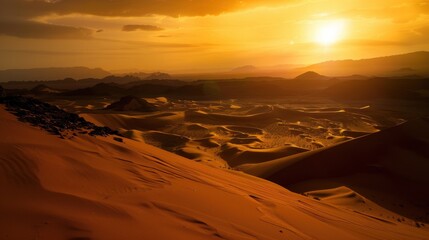 Colorful Sky Landscapes: Morning Sunrise Clouds, Evening Dusk Hills & Red/Orange Sunset Desert Beauty