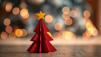 Festive origami Christmas tree (1)