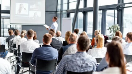 Presenter explaining complex compliance updates to an audience during a corporate financial law seminar event.