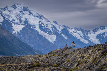 trekking rout where we can see turquoise lake ,snow cap mountain , Glacier ,iceberg ,beautiful...