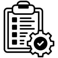 Fototapeta premium Project Execution Icon