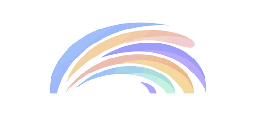 Obraz premium Abstract rainbow design