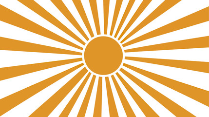 Abstract sunburst design