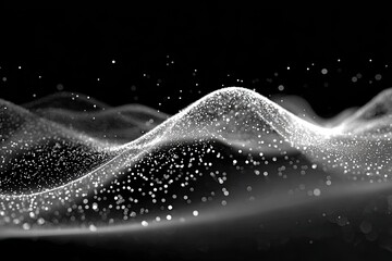 Abstract digital wave design